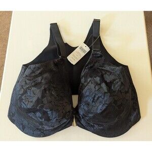 New Soma Women’s Vanishing Back Front Close Bra Perfect Coverage Black Size 36G